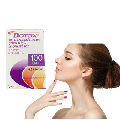 Pielęgnacja skóry Zastrzyki z toksyny botulinowej Allergan Botox 100iu przeciw zmarszczkom