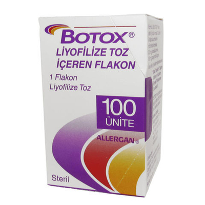 100 jednostek Allergan Botox Toksyna botulinowa w proszku do wstrzykiwania przeciw zmarszczkom