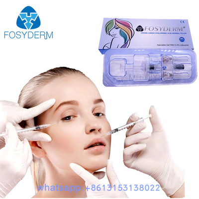 24 Mg / ml Fosyderm Facial Filler HA Dermal Filler Żel z kwasem hialuronowym