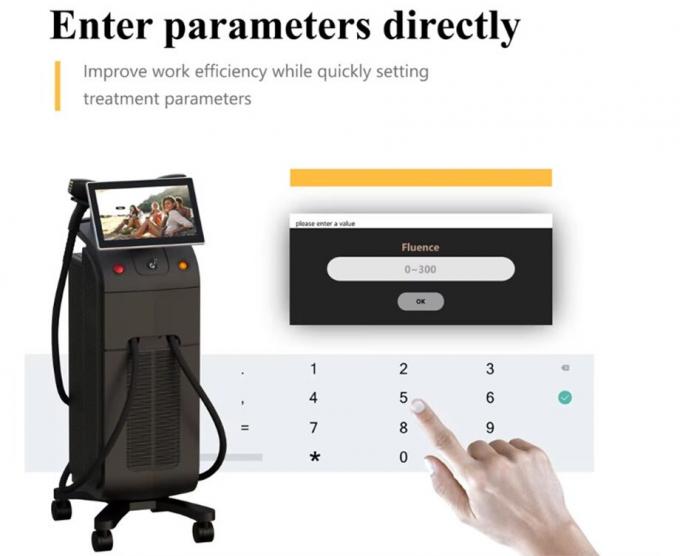 Mocny nowy 808nm Ice Diodo Trio 3 Wave Diode Laser 810nm Depilacja 808 Nm Depilacja 3 Waves Titanium Medical Machi 0