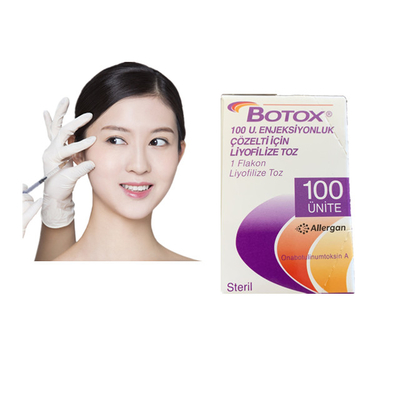 Allergan 100 jednostek toksyna botulinowa Botox wstrzykiwanie operacji usuwania zmarszczek