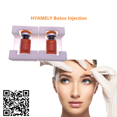 Hyamely Botox 100IU toksyna botulinowa Korekta linii twarzy wstrzykiwań