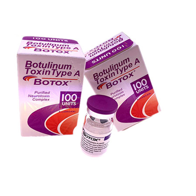 Allergan  100 jednostek Rodzaje Zastrzyki z toksyny botulinowej Przeciwzmarszczkowe