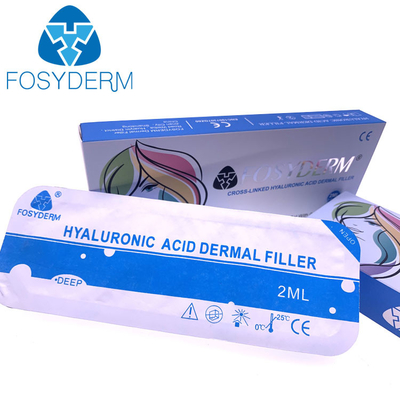 Fosyderm 2 ml kwas hialuronowy wypełniacz skórny na zmarszczki twarzy wargi brzuch policzki