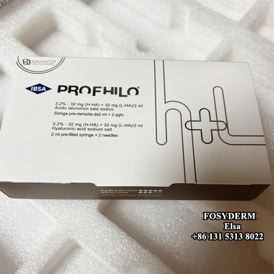 Przejrzysty Profhilo Skin Booster kwas hialuronowy wypełniacz skórny Jedna strzykawkę na pudełko
