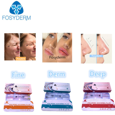 Wypełniacz skórny z kwasem hialuronowym 1 ml-50 ml na twarz i ciało