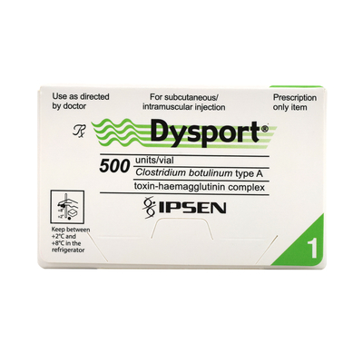 Dysport 500 jednostek toksyny botulinowej typu A Botox do usuwania zmarszczek