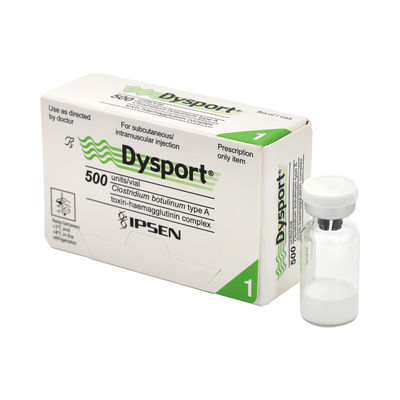 Popularny wtrysk botoksu Allergan Dysport 100 jednostek najlepsze efekty usuwanie zmarszczek