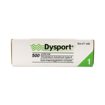 Dysport 500 j.m. toksyna botulinowa pielęgnacja skóry usuwanie zmarszczek wstrzyknięcie botoksu