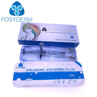 Long-Lasting Cross-Linked Hyaluronic Acid Dermal Filler Gel Injectable  Fosyderm