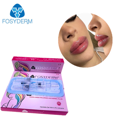 Fosyderm Filler Kwas Hialuronowy Wypełniacz Skórny Zastrzyk do ust 2ml