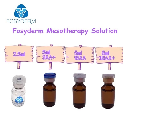 Fosyderm 5 ml HA Serum Mezoterapia Rozwiązanie przeciwzmarszczkowe i wybielające