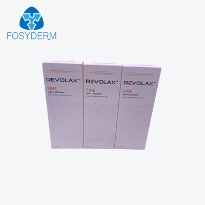 Revolax 1,1 ml Fine 0,3% lidokaina kwasu hialuronowego zastrzyki na zmarszczki