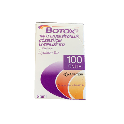 Botoks Allergan typu A na zmarszczki na czole Toksyna botulinowa 100 jednostek