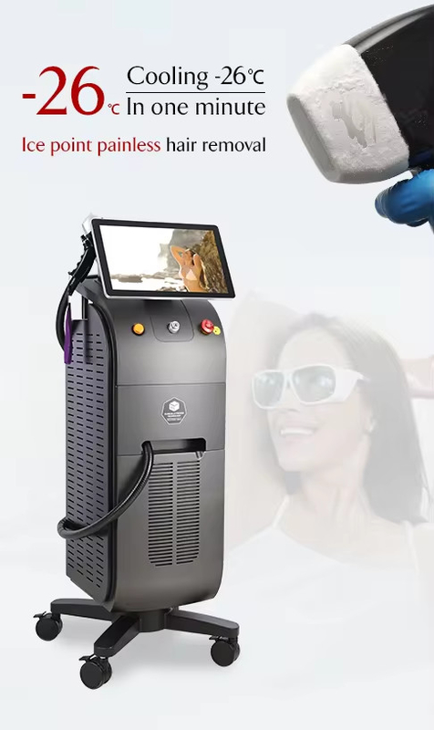 Maszyna do usuwania włosów laserowa z kondensatorem TEC 755 808 940 1064 nm Diodowy laser