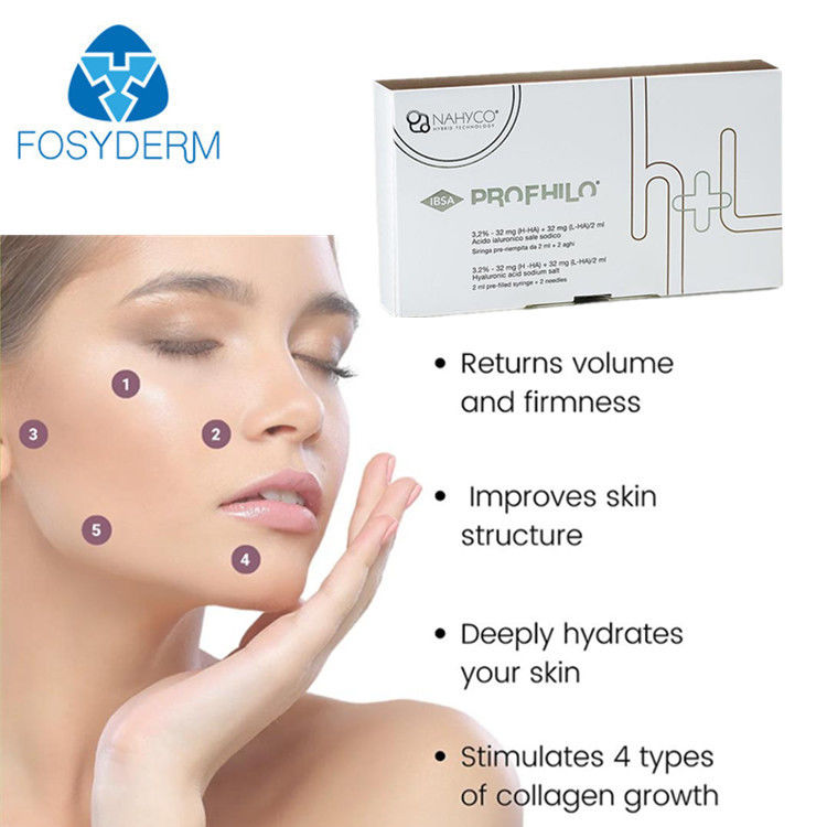 Popraw strukturę skóry Wtrysk Profhilo przeciwstarzeniowe wypełniacz skórny