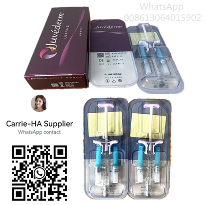 Przezroczyste wypełniacze do ust Juvederm Voluma Juvederm Ultra 3 Dermal