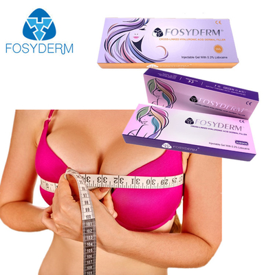 Wstrzyknięcie piersi Fosyderm 10ml 20ml Podskórna HA Pośladki Wypełniacz Skóra