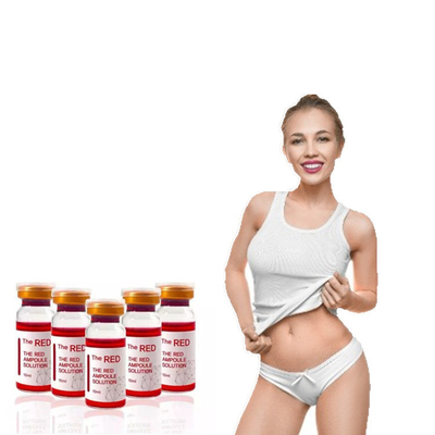 5 * 10 ml RED Ampoule Solution Lipo Lab Ppc Odchudzanie Wstrzyknięcie