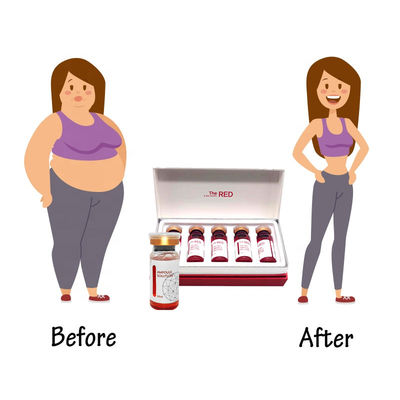 Roztwór lipolityczny rozpuszczający tłuszcz do wstrzykiwań CZERWONY roztwór w ampułkach