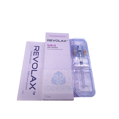 Oryginalny koreański wypełniacz skórny Revolax usieciowany kwas hialuronowy do wstrzykiwań 24 mg / ml