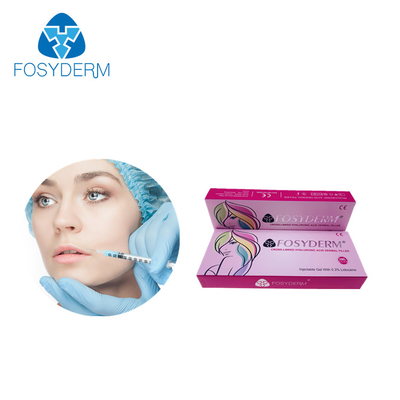 Fosyderm 2ml Dermal Lip Fillers Zastrzyki z kwasem hialuronowym Wypełniacz skórny