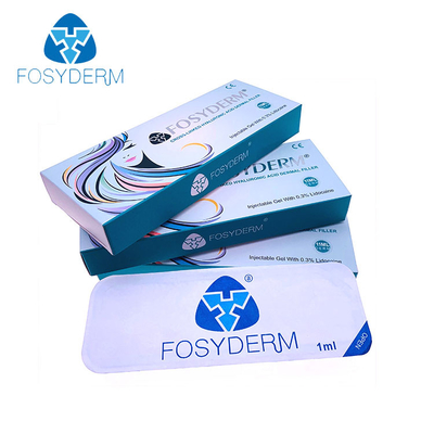 Fosyderm 2 ml usieciowany kwas hialuronowy wypełniacz skórny do wstrzykiwań do twarzy