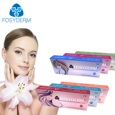 Fosyderm Kwas hialuronowy Wypełniacz skórny do twarzy Ukrzyżowany żel HA 1ml 2ml 5ml